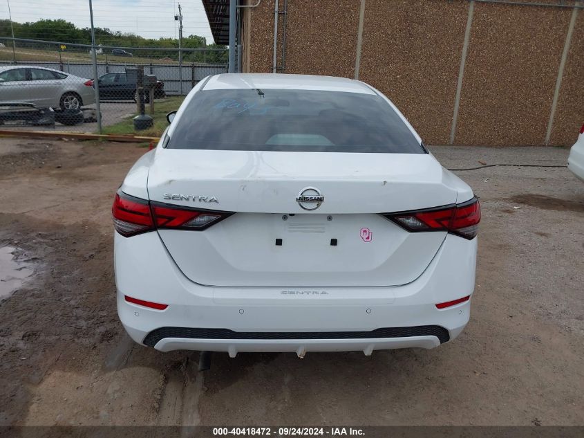 2022 Nissan Sentra S Xtronic Cvt VIN: 3N1AB8BV6NY280285 Lot: 40418472