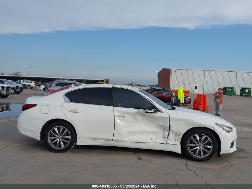 2021 Infiniti Q50 Pure VIN: JN1EV7AR0MM752537 Lot: 40418565