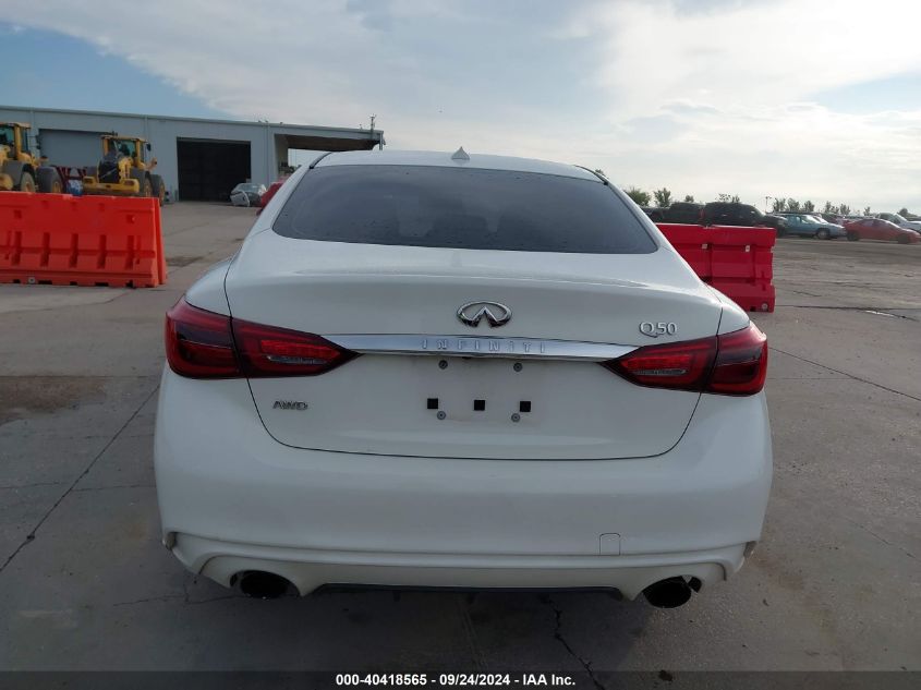 2021 Infiniti Q50 Pure VIN: JN1EV7AR0MM752537 Lot: 40418565