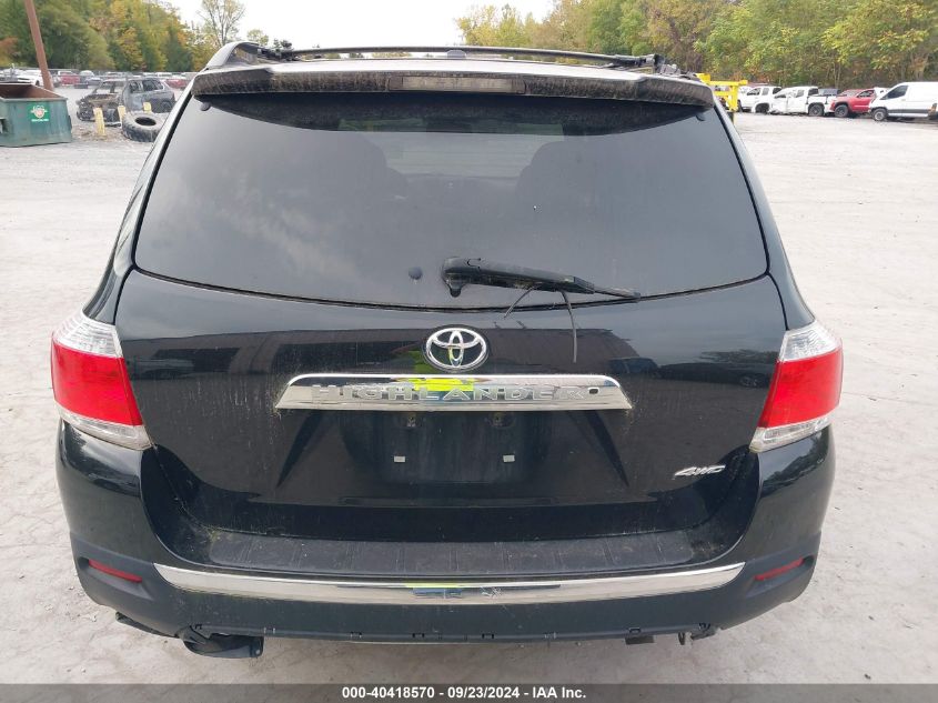 2011 Toyota Highlander Se V6 VIN: 5TDBK3EH0BS069922 Lot: 40418570