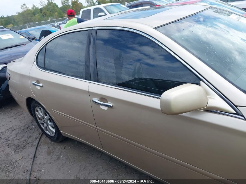 2003 Lexus Es 300 VIN: JTHBF30G335038432 Lot: 40418606