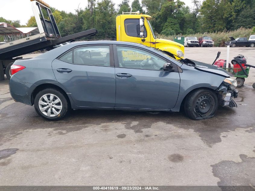 2015 Toyota Corolla Le VIN: 2T1BURHE1FC248595 Lot: 40418619