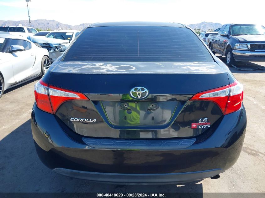 2015 Toyota Corolla Le VIN: 5YFBURHE9FP227106 Lot: 40418629