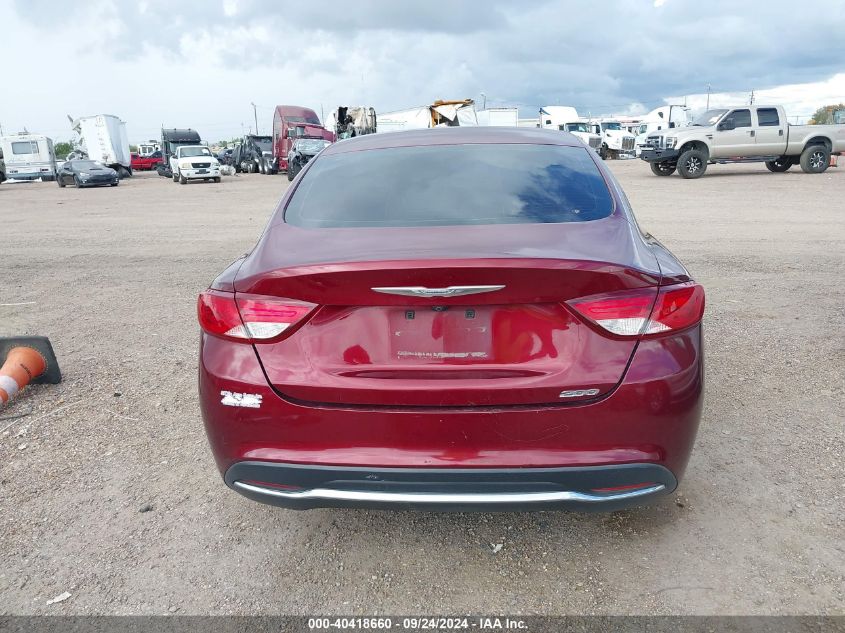 2016 Chrysler 200 Limited VIN: 1C3CCCAB2GN171968 Lot: 40418660