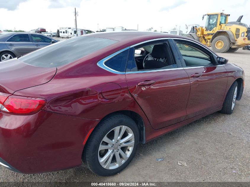 2016 Chrysler 200 Limited VIN: 1C3CCCAB2GN171968 Lot: 40418660