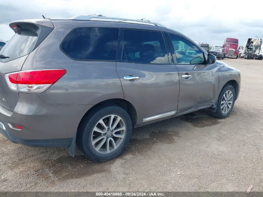 2013 Nissan Pathfinder Sl VIN: 5N1AR2MN3DC615184 Lot: 40418665