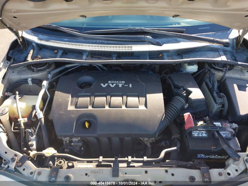 2010 Toyota Corolla Le VIN: 2T1BU4EE0AC478550 Lot: 40418678