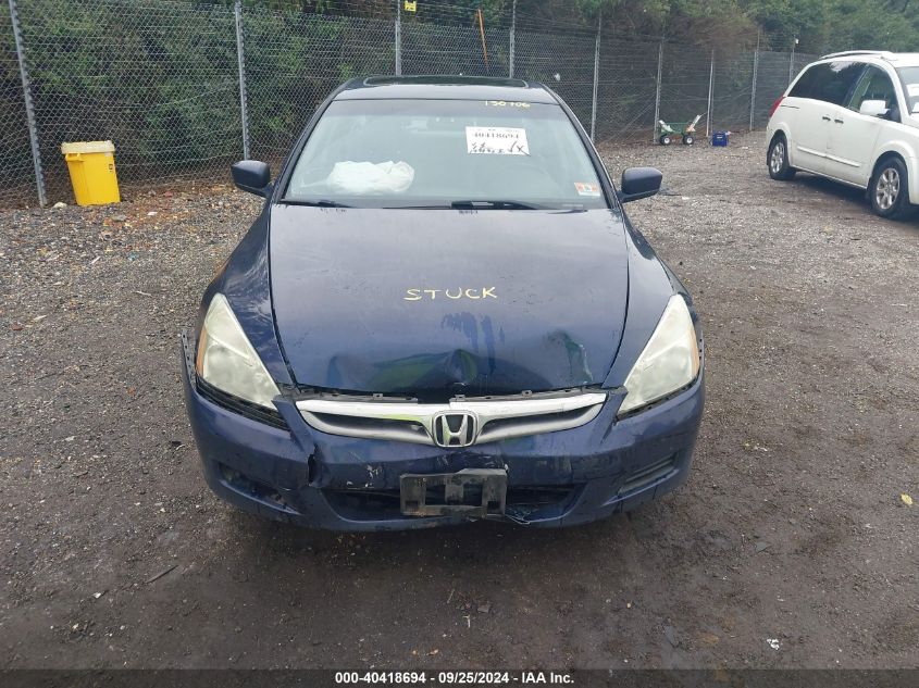 1HGCM56777A130706 2007 Honda Accord 2.4 Ex