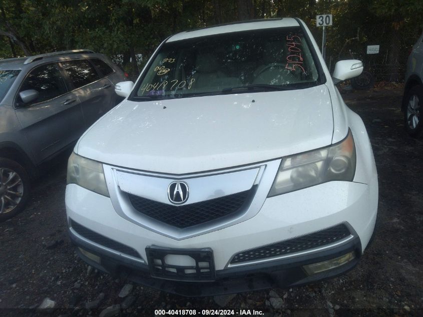 2011 Acura Mdx Technology Package VIN: 2HNYD2H6XBH512045 Lot: 40418708