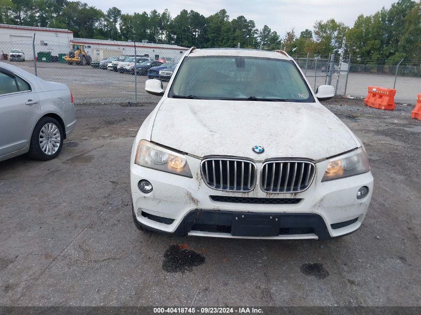 2013 BMW X3 xDrive28I VIN: 5UXWX9C52D0A20825 Lot: 40418745