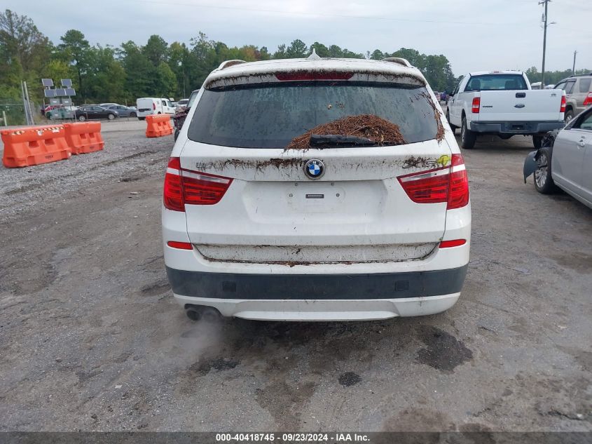 2013 BMW X3 xDrive28I VIN: 5UXWX9C52D0A20825 Lot: 40418745