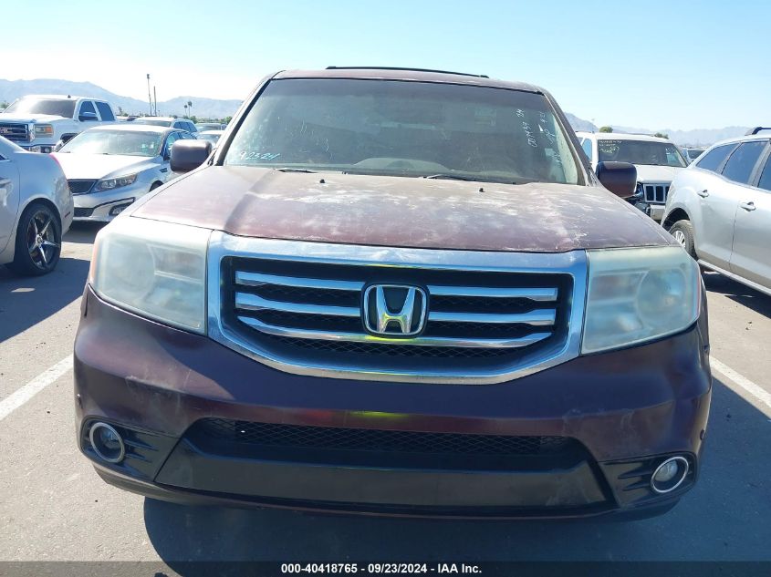 2012 Honda Pilot Touring VIN: 5FNYF3H93CB007939 Lot: 40418765