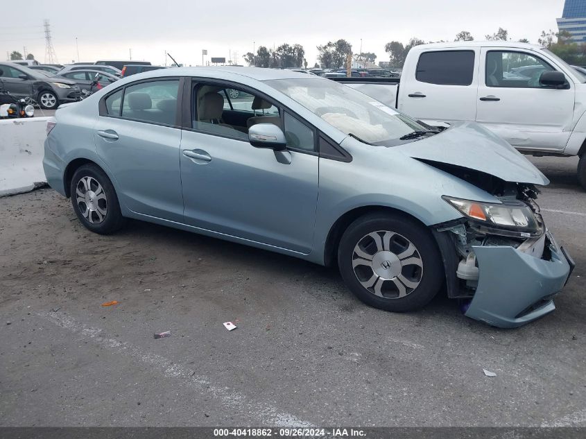 19XFB4F21DE201780 2013 Honda Civic Hybrid