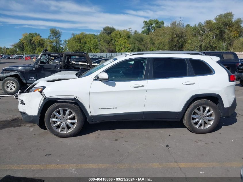 2014 Jeep Cherokee Limited VIN: 1C4PJMDB1EW219066 Lot: 40418866