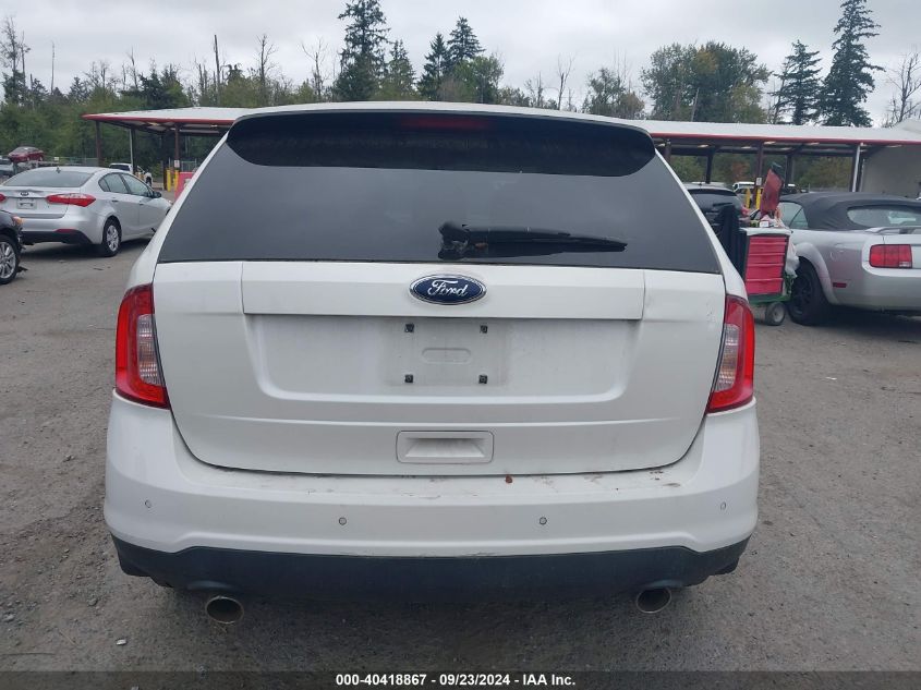 2013 Ford Edge Sel VIN: 2FMDK3JC5DBC33894 Lot: 40418867