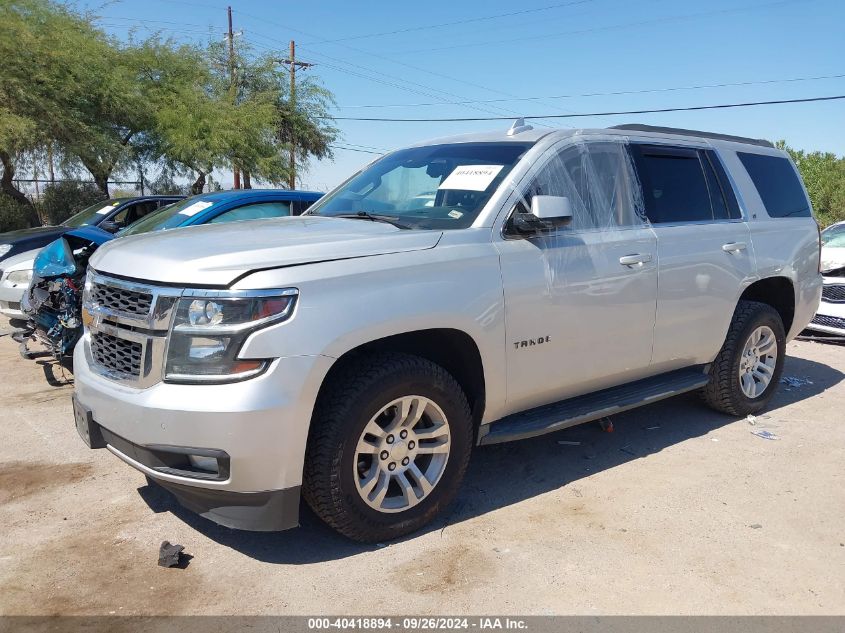 2015 Chevrolet Tahoe Lt VIN: 1GNSKBKC7FR635055 Lot: 40418894