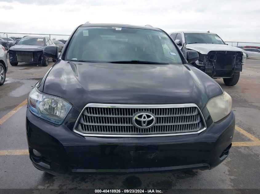 2008 Toyota Highlander Hybrid Limited VIN: JTEEW44A082011039 Lot: 40418926