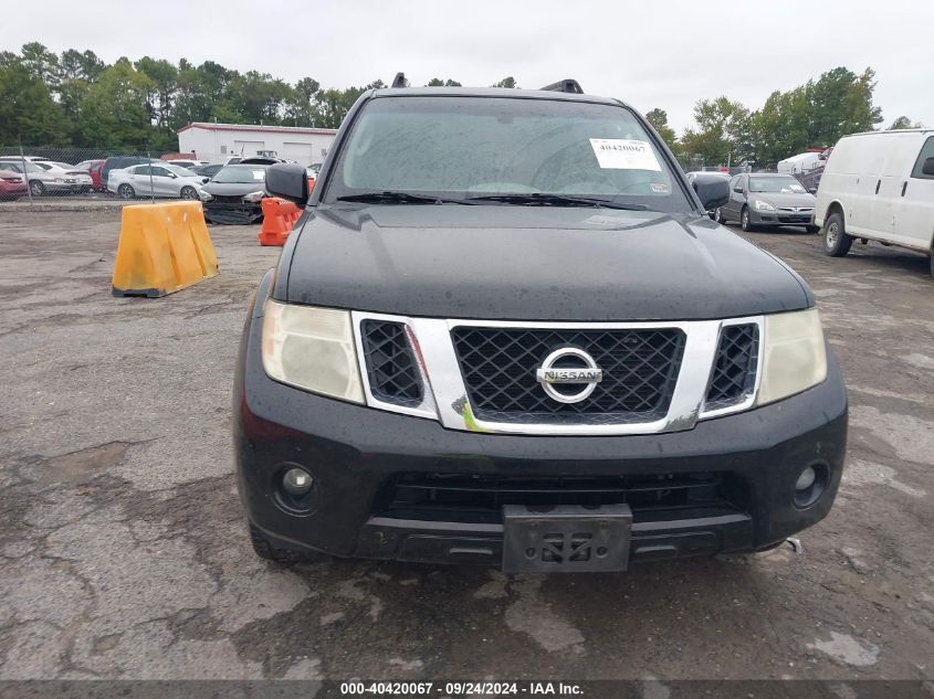 2011 Nissan Pathfinder Sv VIN: 5N1AR1NB3BC617142 Lot: 40420067