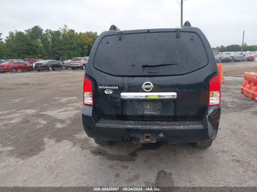 2011 Nissan Pathfinder Sv VIN: 5N1AR1NB3BC617142 Lot: 40420067