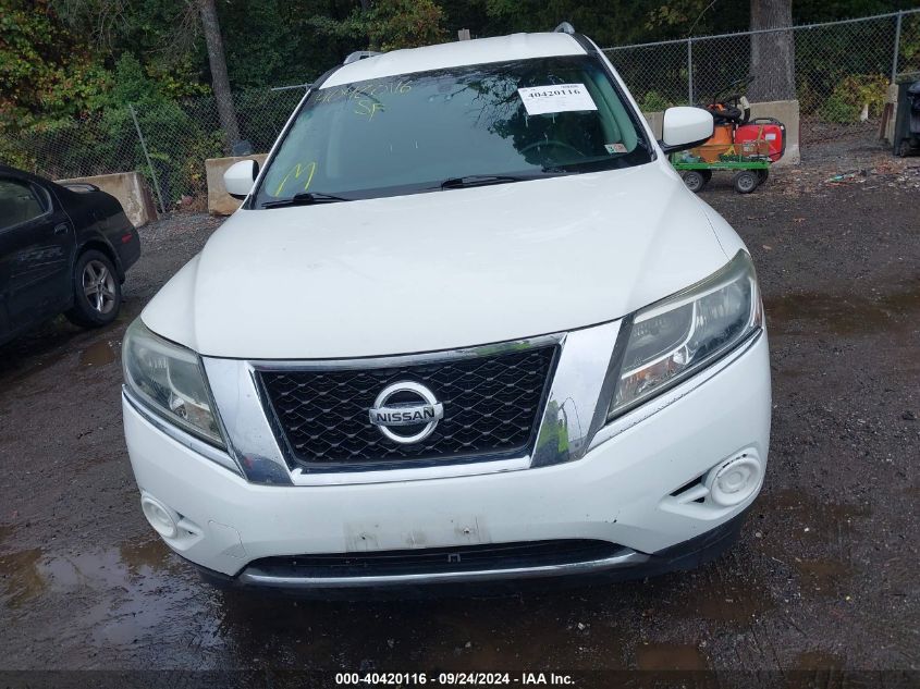 2015 Nissan Pathfinder S VIN: 5N1AR2MN6FC668626 Lot: 40420116