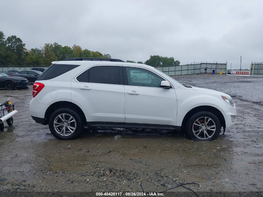 2016 Chevrolet Equinox Lt VIN: 2GNALCEK6G1167797 Lot: 40420117