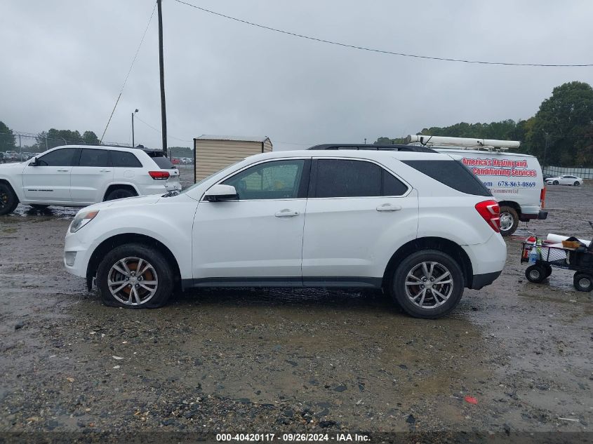 2016 Chevrolet Equinox Lt VIN: 2GNALCEK6G1167797 Lot: 40420117