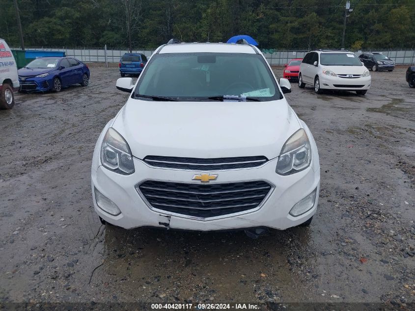 2016 Chevrolet Equinox Lt VIN: 2GNALCEK6G1167797 Lot: 40420117