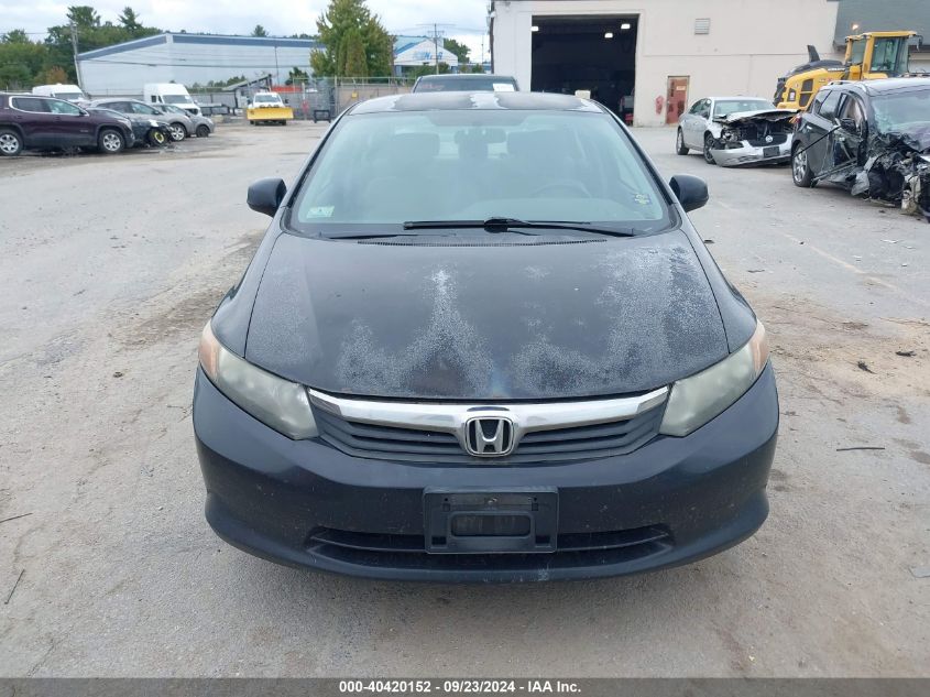 2HGFB2E54CH542580 2012 Honda Civic Lx