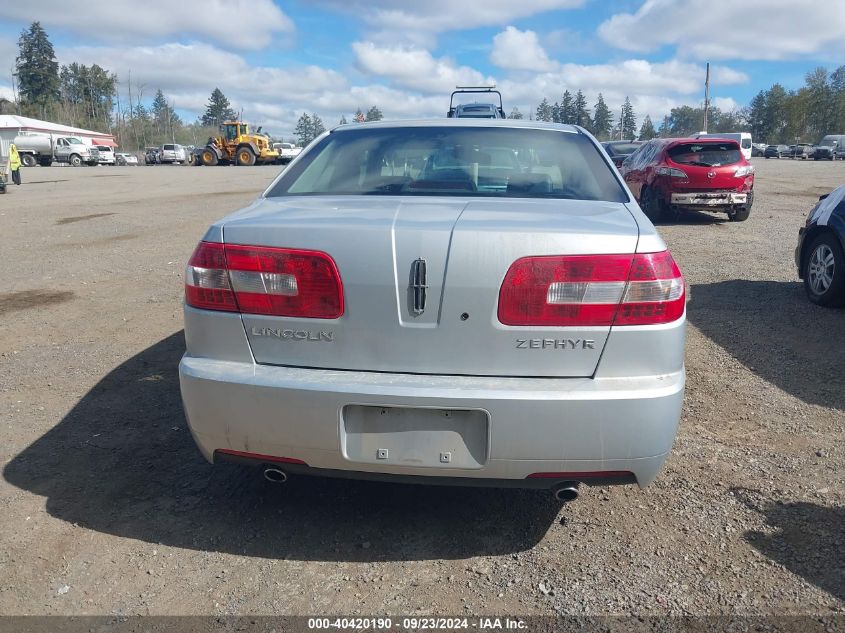 2006 Lincoln Zephyr VIN: 3LNHM26176R616902 Lot: 40420190