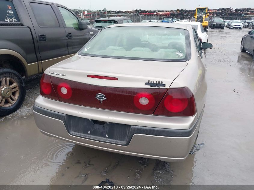 2002 Chevrolet Impala VIN: 2G1WF55E529172732 Lot: 40420210