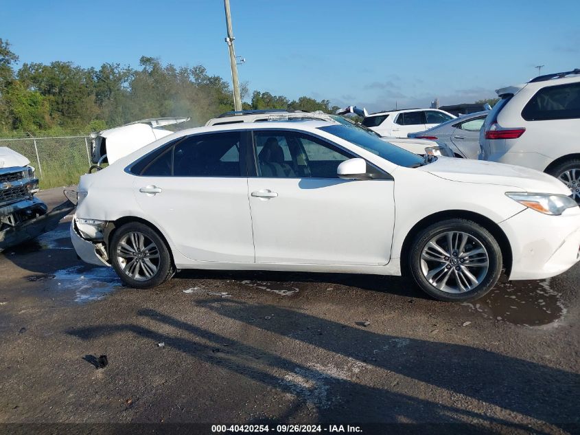 2016 Toyota Camry Se VIN: 4T1BF1FK2GU155296 Lot: 40420254