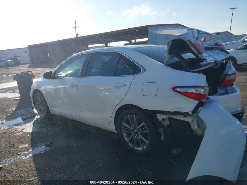 2016 Toyota Camry Se VIN: 4T1BF1FK2GU155296 Lot: 40420254