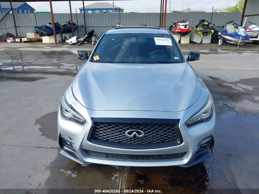 2018 Infiniti Q50 Red Sport 400 VIN: JN1FV7AP4JM460100 Lot: 40420285