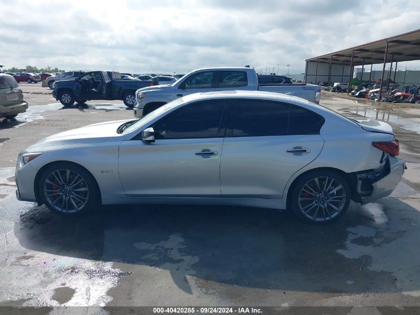 2018 Infiniti Q50 Red Sport 400 VIN: JN1FV7AP4JM460100 Lot: 40420285