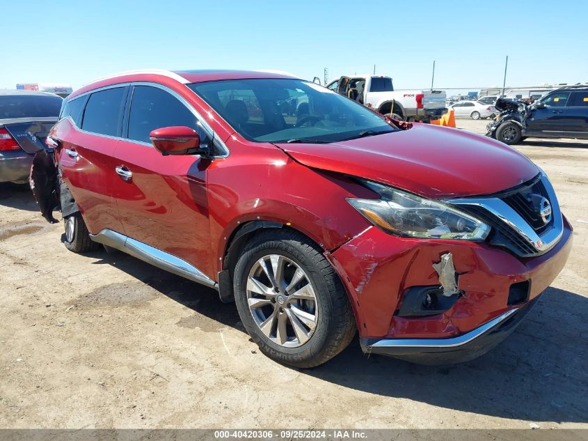 5N1AZ2MG9JN185419 2018 NISSAN MURANO - Image 1