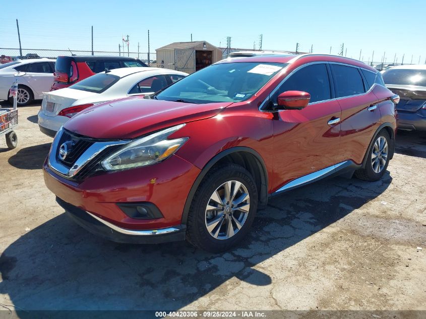 5N1AZ2MG9JN185419 2018 NISSAN MURANO - Image 2