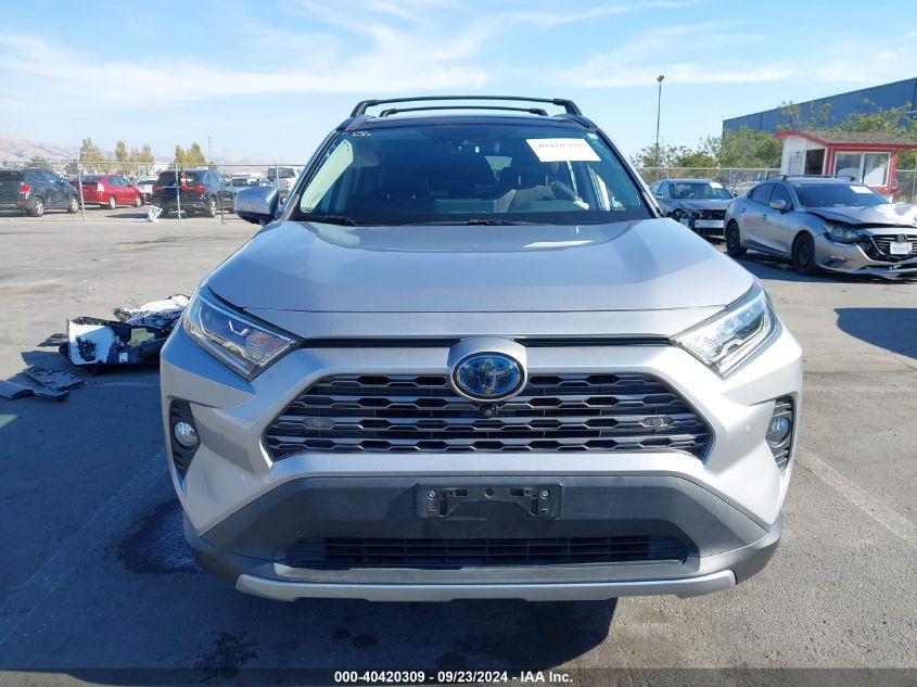 2020 Toyota Rav4 Hybrid Limited VIN: 4T3DWRFV4LU001661 Lot: 40420309