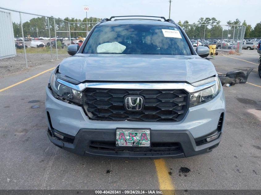 2022 Honda Passport Exl VIN: 5FNYF7H59NB005698 Lot: 40420341