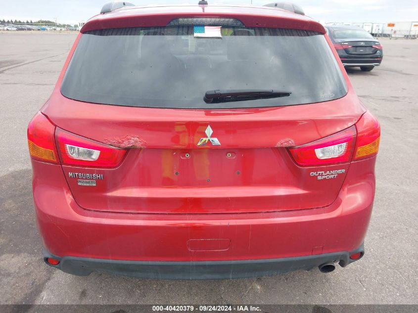 2013 Mitsubishi Outlander Sport Le VIN: 4A4AR5AU1DE025614 Lot: 40420379