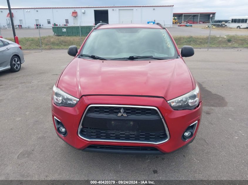 2013 Mitsubishi Outlander Sport Le VIN: 4A4AR5AU1DE025614 Lot: 40420379