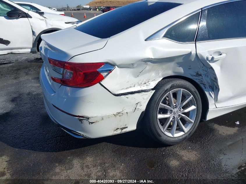 2021 Honda Accord Lx VIN: 1HGCV1F1XMA114111 Lot: 40420393