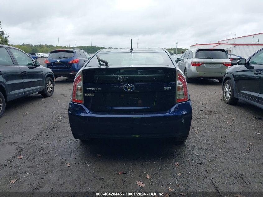 2013 Toyota Prius Two VIN: JTDKN3DU1D1729892 Lot: 40420445