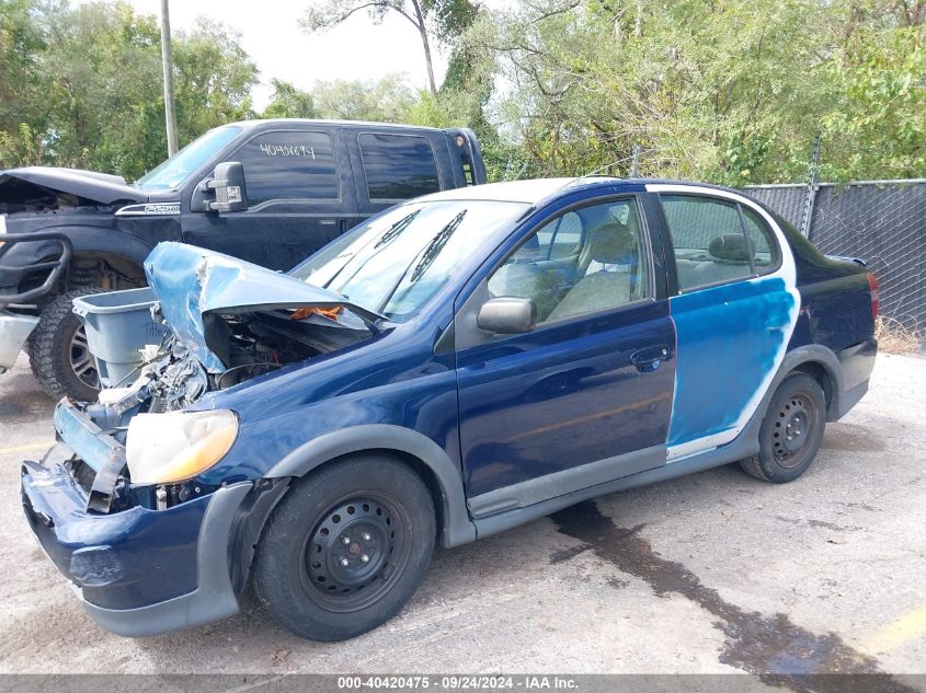 2001 Toyota Echo VIN: JTDBE123X10171286 Lot: 40420475