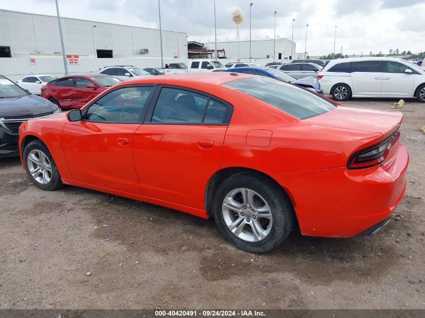 2022 Dodge Charger Sxt VIN: 2C3CDXBG4NH240017 Lot: 40420491