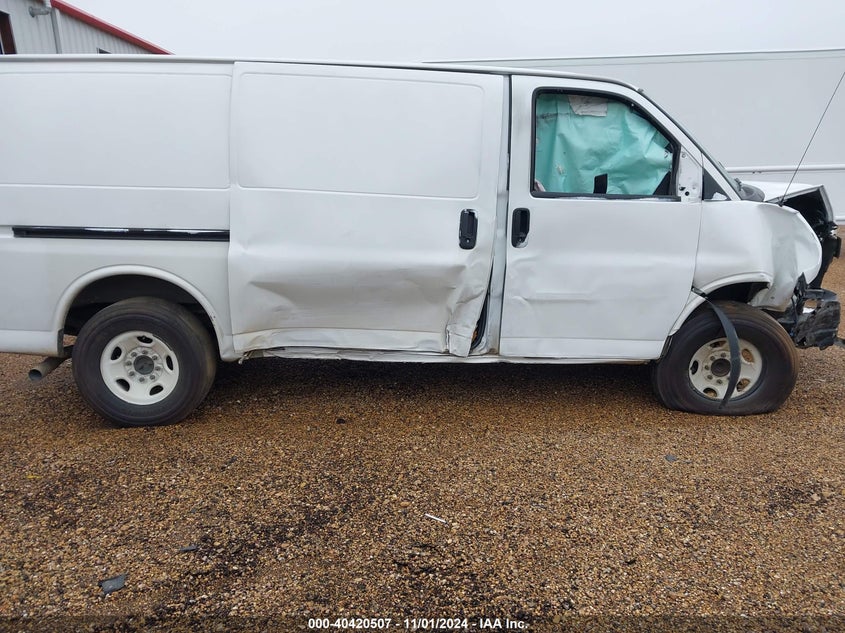 VIN 1GCWGAFP5N1285022 2022 CHEVROLET EXPRESS CARGO RWD 2500 REGULAR WHEELBASE WT