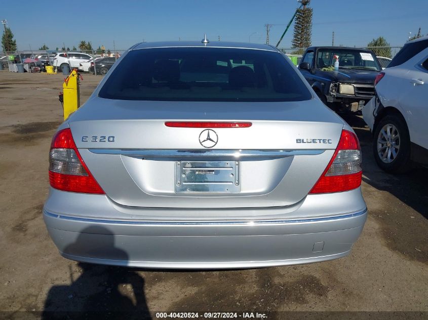 2008 Mercedes-Benz E 320 Bluetec VIN: WDBUF22X78B294341 Lot: 40420524