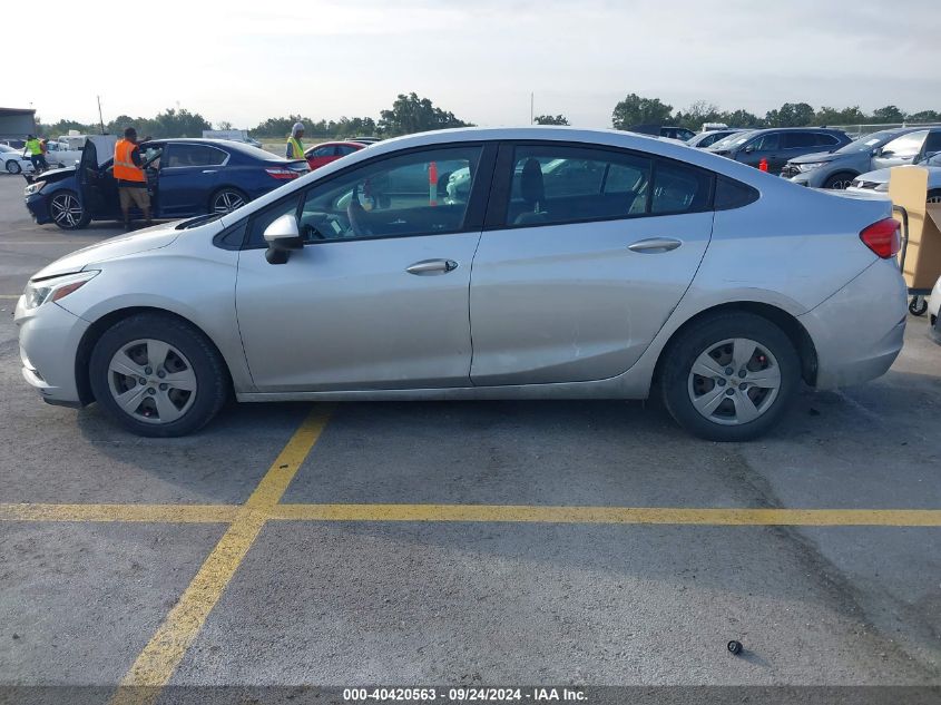 2018 Chevrolet Cruze Ls Auto VIN: 1G1BC5SM7J7155028 Lot: 40420563