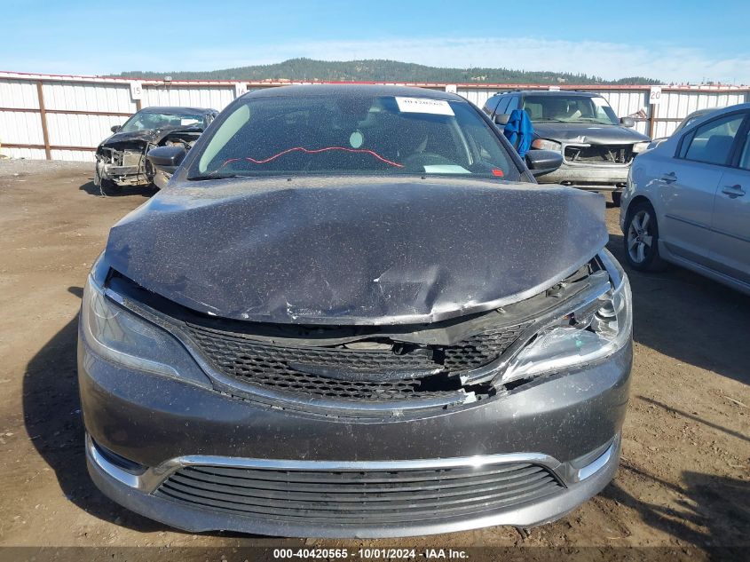 2015 Chrysler 200 Limited VIN: 1C3CCCAB4FN574896 Lot: 40420565