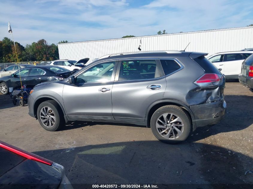 2016 Nissan Rogue Sl VIN: 5N1AT2MVXGC835668 Lot: 40420572