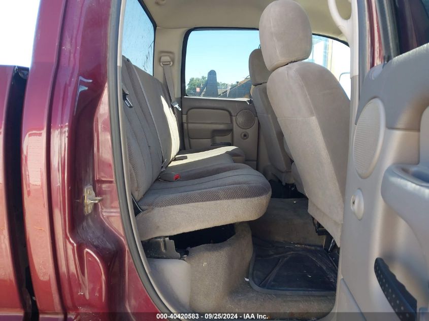 2003 Dodge Ram 2500 Slt/Laramie/St VIN: 3D7KU28D83G705280 Lot: 40420583